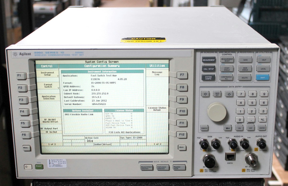 HP Agilent Keysight 8960 Wireless Communication Test Set E5515C