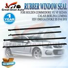 <!--F#f_0-->Black 4pcs Window Belt Weather Strips Weatherstrip fit Holden Calais VE SEDAN (For: Holden)<!--F/-->