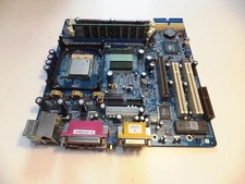 SHUTTLE MV43 v3.1, Socket 478, Intel Motherboard +CPU 2GHz, RAM 512Mb.