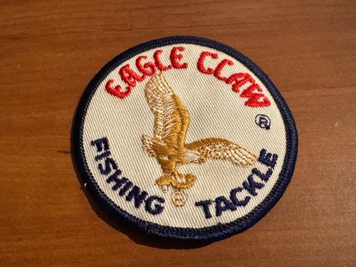 Vintage Eagle Claw Fishing Tackle Patch