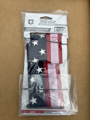 Harbinger Padded Cotton Lifting Straps W/ Neotek Cushioned Wrist 