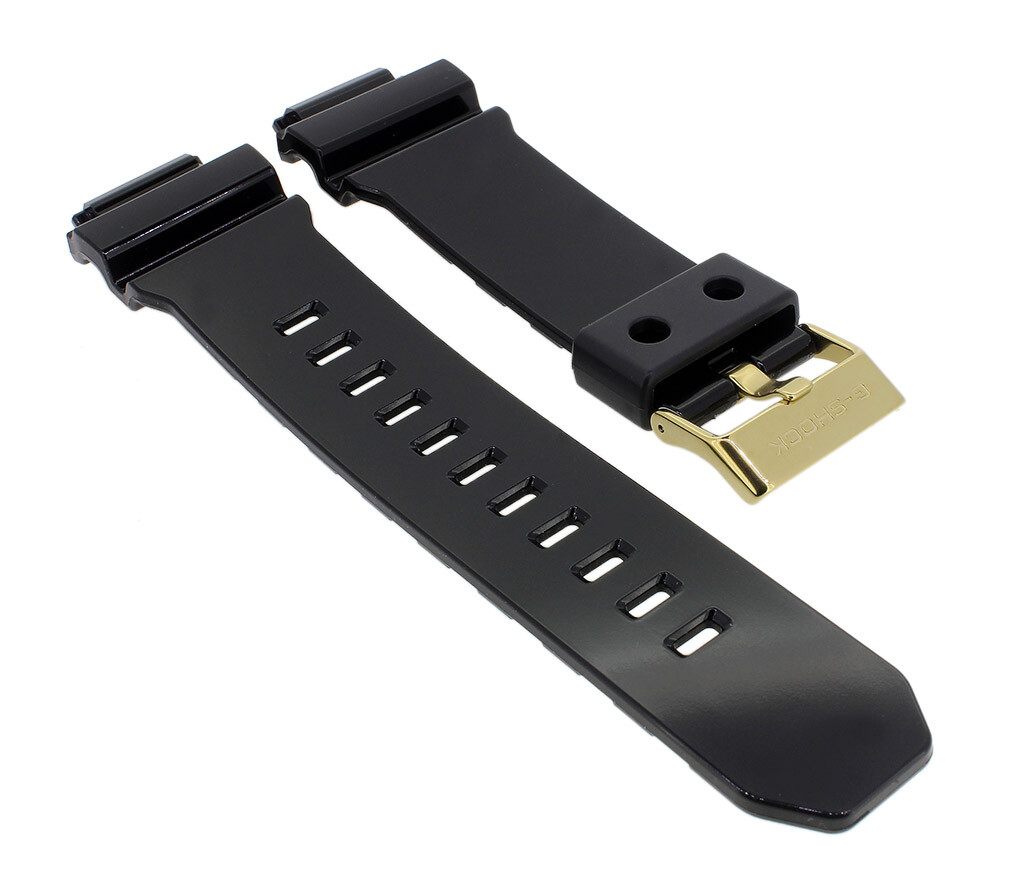 Bracelet De Montre Casio Pour Modèle BG-6903 - Résine Noire, Neuf Avec étiquettes