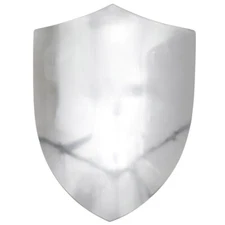 Medieval Battle replica Shield 24.1" four Point Functional Polished Steel
