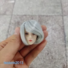 1/6 2B Girl Pale Head Sculpt Carved For 12" Female PH TBL Action Figure Body Toy