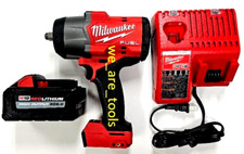 Milwaukee FUEL 2967-20 M18 1/2" Impact Wrench, 1 6.0 Battery, Charger 1,600 lbs