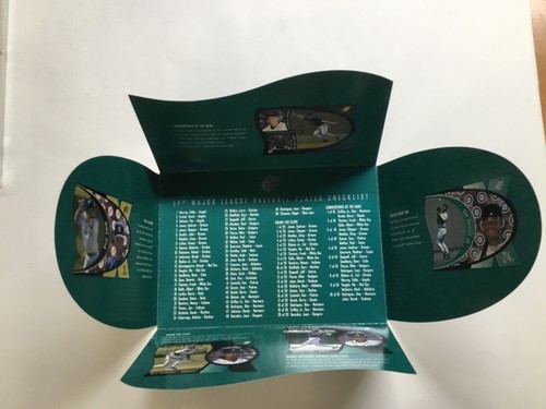 P447 1997 Upper Deck SPx Baseball Dealer Sales Brochure-GRIFFEY, Jeter, ARod - Picture 2 of 3