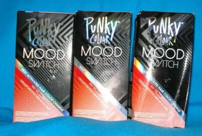Punky Colour Mood Switch Heat Activated Hair Color Change Red to Pink Lot of 3