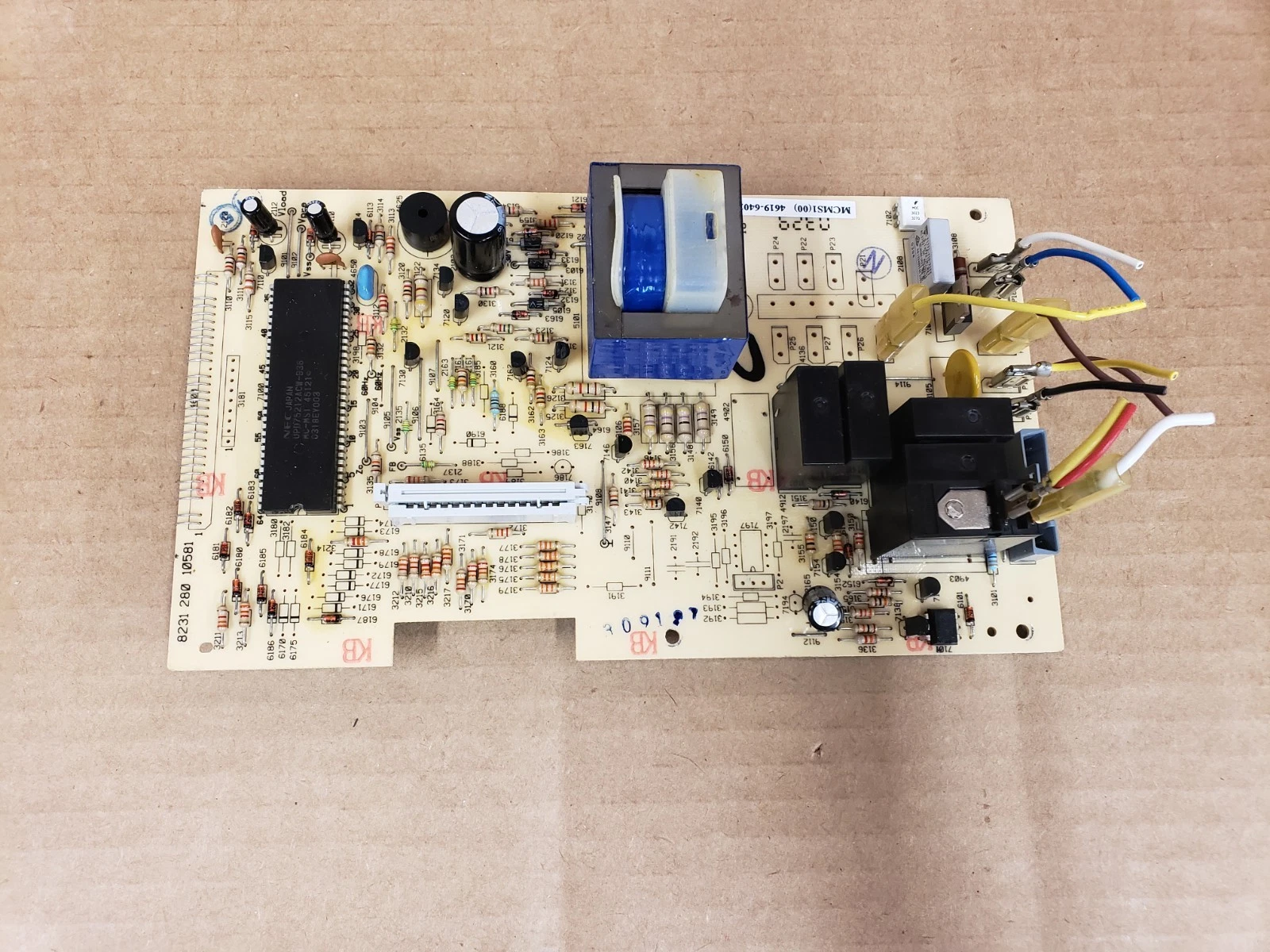 WHIRLPOOL MICROWAVE CONTROL BOARD-PART# 8169760