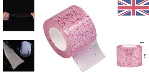 Nastro Nano Colla Versatile - Glitter Trasparente 3m per Decorazione Casa e Artigianato - Foto 2 di 7