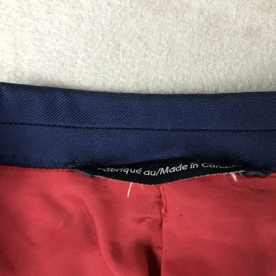 Blazer Coppley Para Hombres 44 Regular Azul Pura Cachemira Abotonada Doble Ventilación Chaqueta Foto 3 de 4