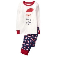 NEW Boys Gymboree long sleeve snug fitting Santa Pajamas Sizes 8 10