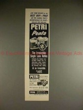 1960 Petri Penta 35mm SLR Camera Ad - Irresistible 