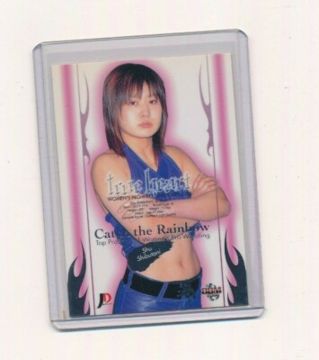 2006 BBM True Heart Wrestling Catch The Rainbow CR2 Shu Shibutani