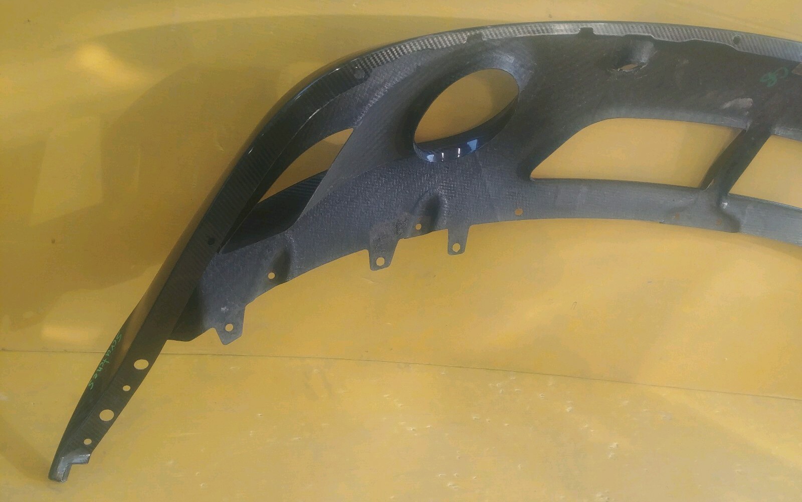 2012-2016 ASTON MARTIN VANQUISH REAR BUMPER DIFFUSER VALANCE OEM CD33-17E955-BA