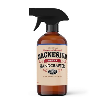 Magnesium Oil Spray Handmade in America 16oz Bottle