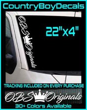 Obs Originals 22 Vinyl Decal Sticker Old Body Style Truck Diesel Lifted Turbo