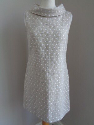 HOBBS MARILYN ANSELM BEIGE AND WHITE POLKA DOT LINEN DRESS - SIZE 10 | eBay UK HOBBS MARILYN ANSELM BEIGE AND WHITE POLKA DOT LINEN DRESS - SIZE 10 | eBay UK