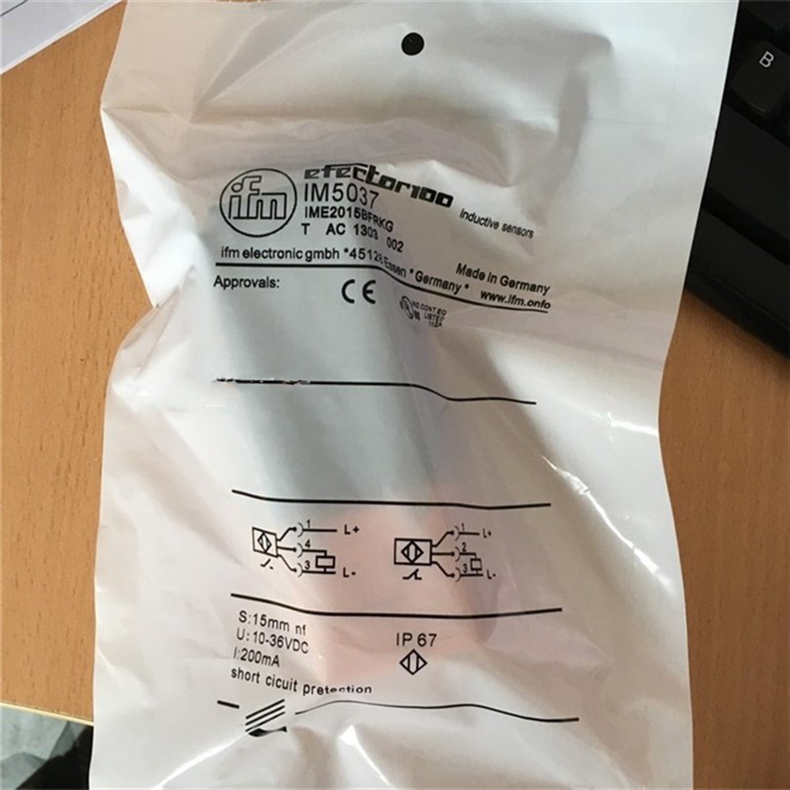 New IM5037 For IFM Inductive Proximity Sensor #A6-37