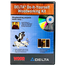 Delta Do It Yourself DIY Woodworking Crafts Projects Kit - Windows 98 SE Mac CD