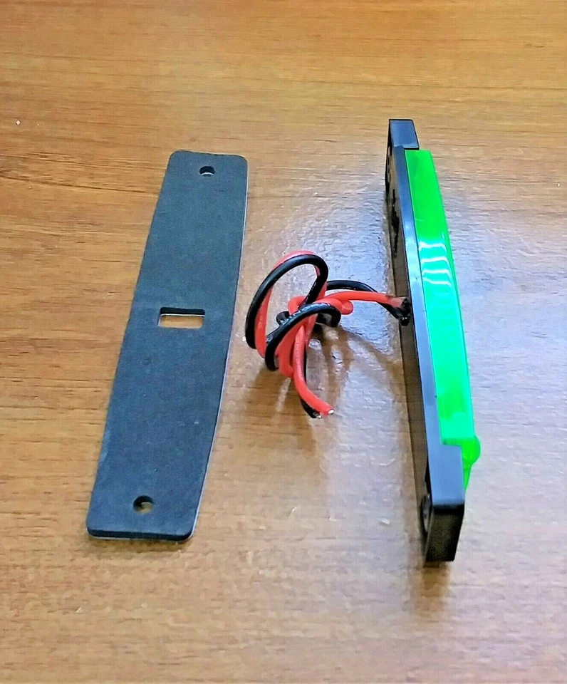 6 luces de cortesía LED verdes impermeables grandes súper brillantes BBT 12 voltios  Foto 3 de 4