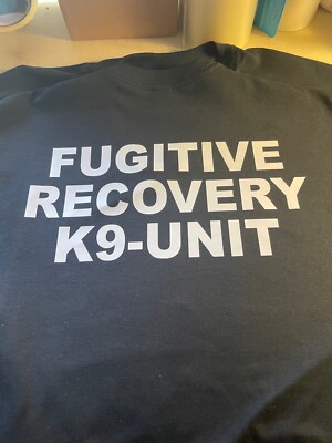 t-shirt Fugitive Recovery K9 UNIT bail jumper bounty hunter custom made