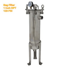 Stainless Steel Bag Filter Housing 1 Inch NPT...