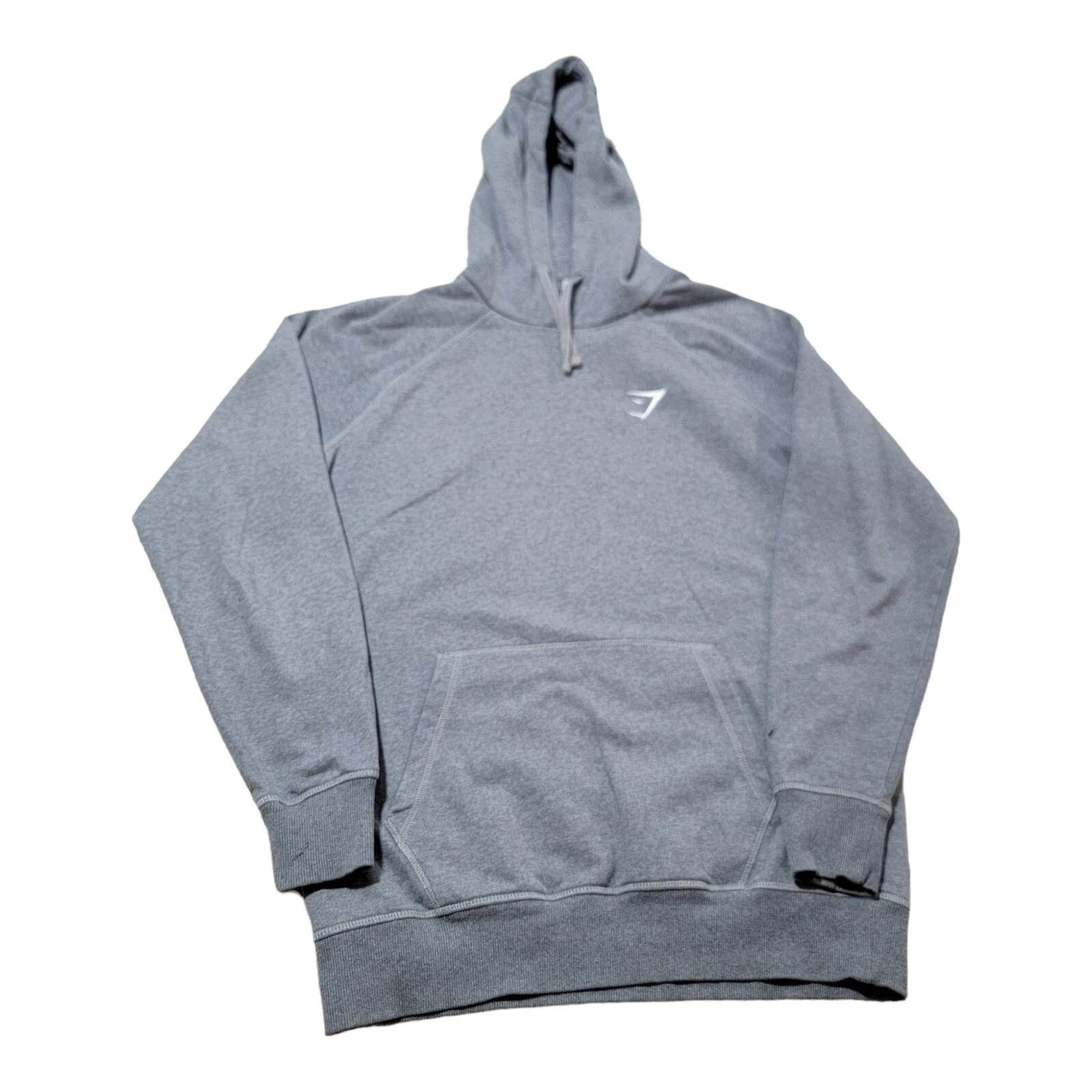 gymshark crest pullover cotton blend hoodie
