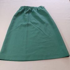 Vintage Evan-Picone Women's Green A-Line Skirt Union Label Made In USA Size 10