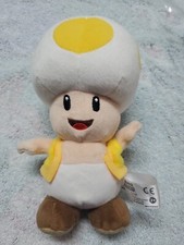 Little Buddy Super Mario Bros. Toad 8" Plush - Yellow Plush
