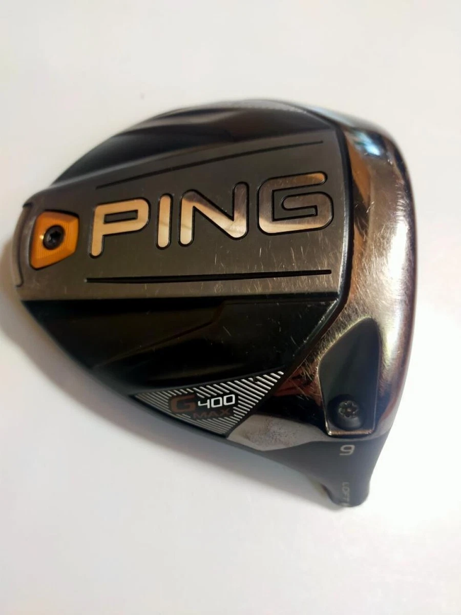 PING G400 MAX 9.0° driver head only USED w/headcover & wrench