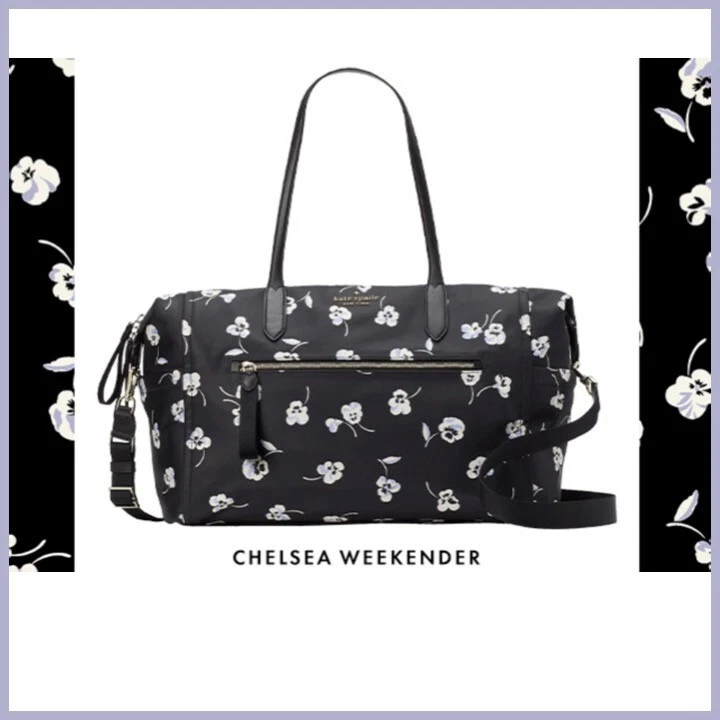 KATE SPADE CHELSEA THE LITTLE BETTER FLORAL PRINT WEEKENDER NYLON TOTE NWT  $399