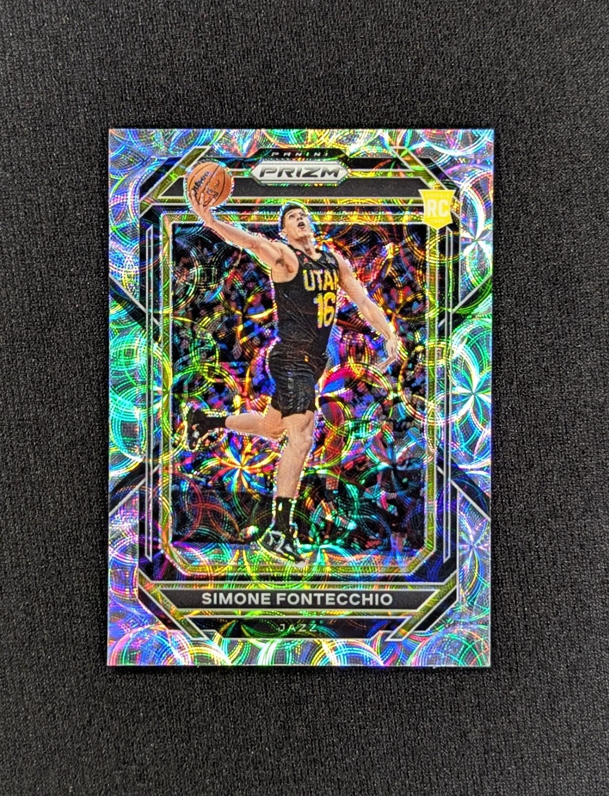 2022-23 Panini Chronicles Prizm Update Asia SP Simone Fontecchio #509 Rookie RC