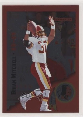 1995 Score Red Siege Brian Mitchell #92 0b2