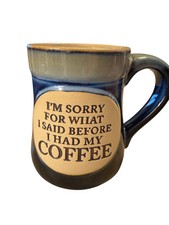 Burton Burton Large 16oz Stoneware Coffee Mug Humorous