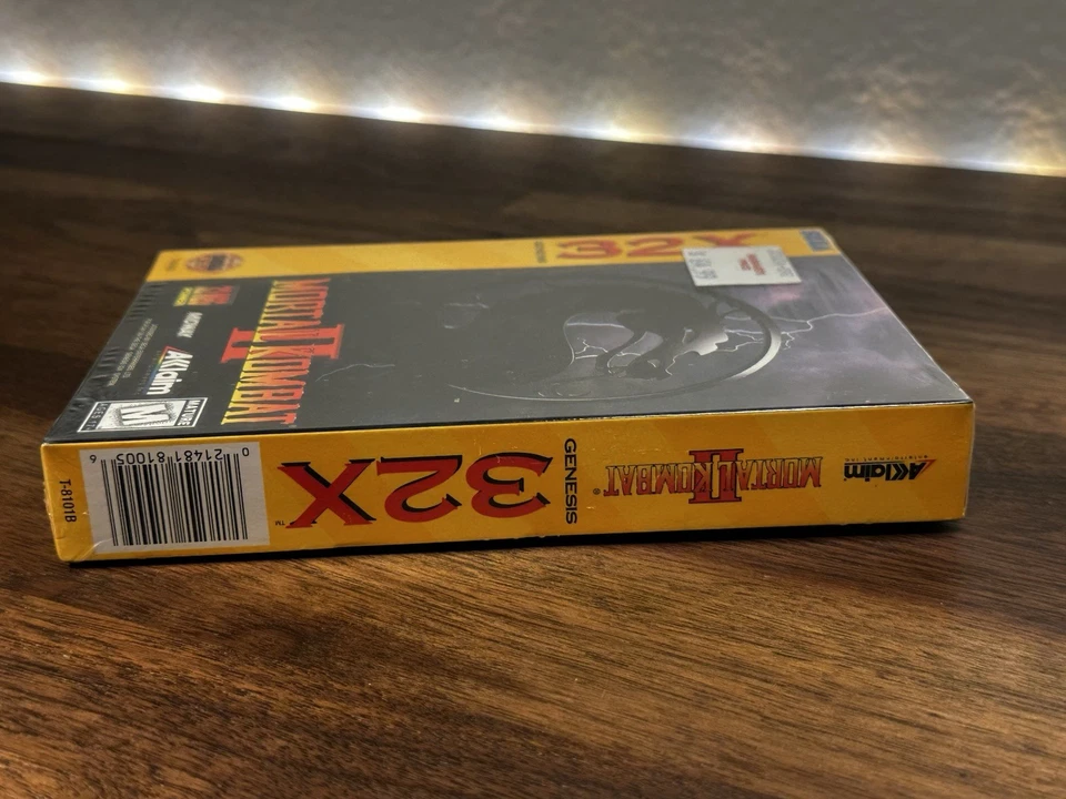 Sega Genesis 32X MORTAL KOMBAT II 2 MK2 - Factory Sealed w/hangtag - Image 3 of 4