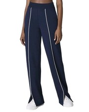 Spanx AirEssentials Pique Straight Leg Track Pant Timeless Navy Size S Tall NWT