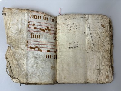 18th Century Manuscript Ledger 1700's Book FRANCE • EXTREMELY RARE