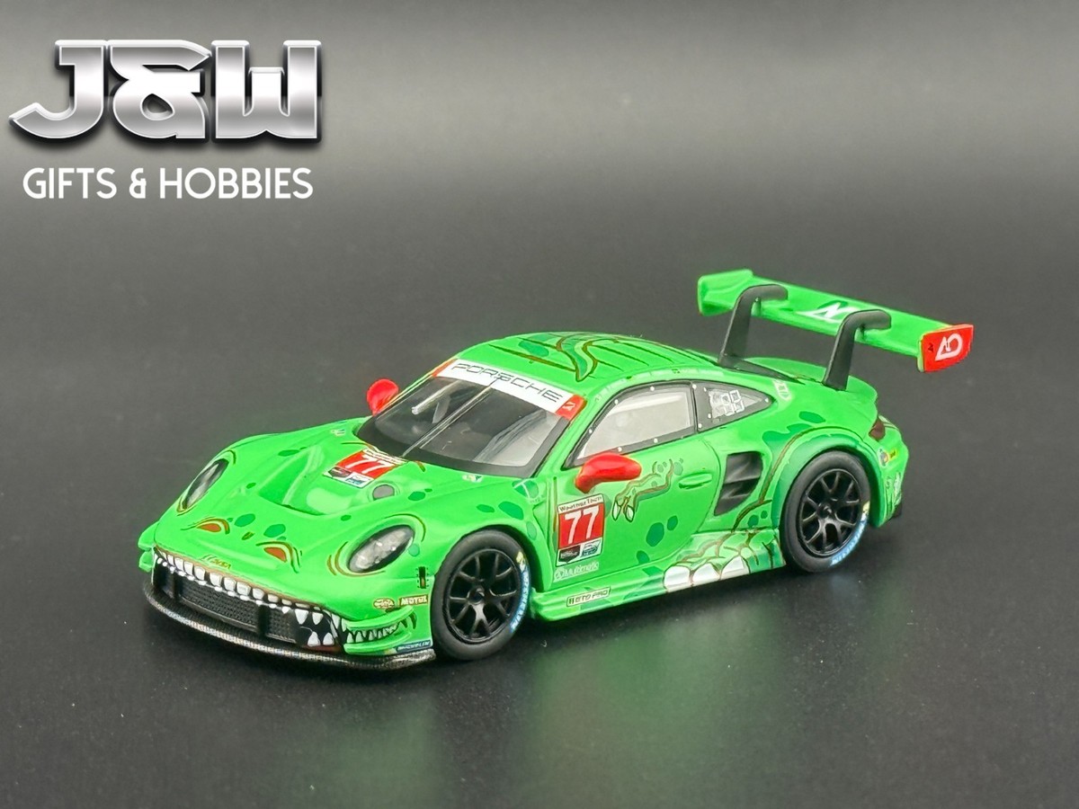 Mini GT Porsche 911 GT3 R #77 AO Racing 2024 IMSA Daytona 24 Hrs