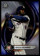 Yordan Alvarez 2022 Bowman Platinum #52 Astros MLB READ FREE SHIP AutographDen