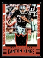 2016 Donruss Marcus Allen Canton Kings Jersey Relic Los Angeles Raiders UX8432