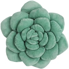 Hand-Stitched Plush Decorative Throw Pillow. Plant-Shaped Pillows and Flower ...