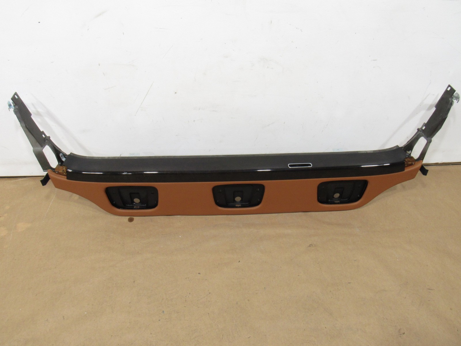 10-20 Bentley Mulsanne 2012 Rear Parcel Shelf Wood Surround Trim Cover Panel @1