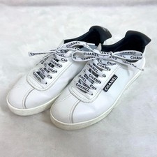CHANEL Classic Sneakers Coco Mark Size 35/JP 22.5 From Japan 150473K Authentic
