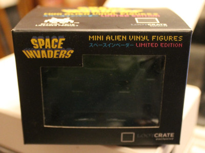 Loot Crate Space Invaders Mini Alien ~ 3'' Vinyl Figure Limited Edition Green
