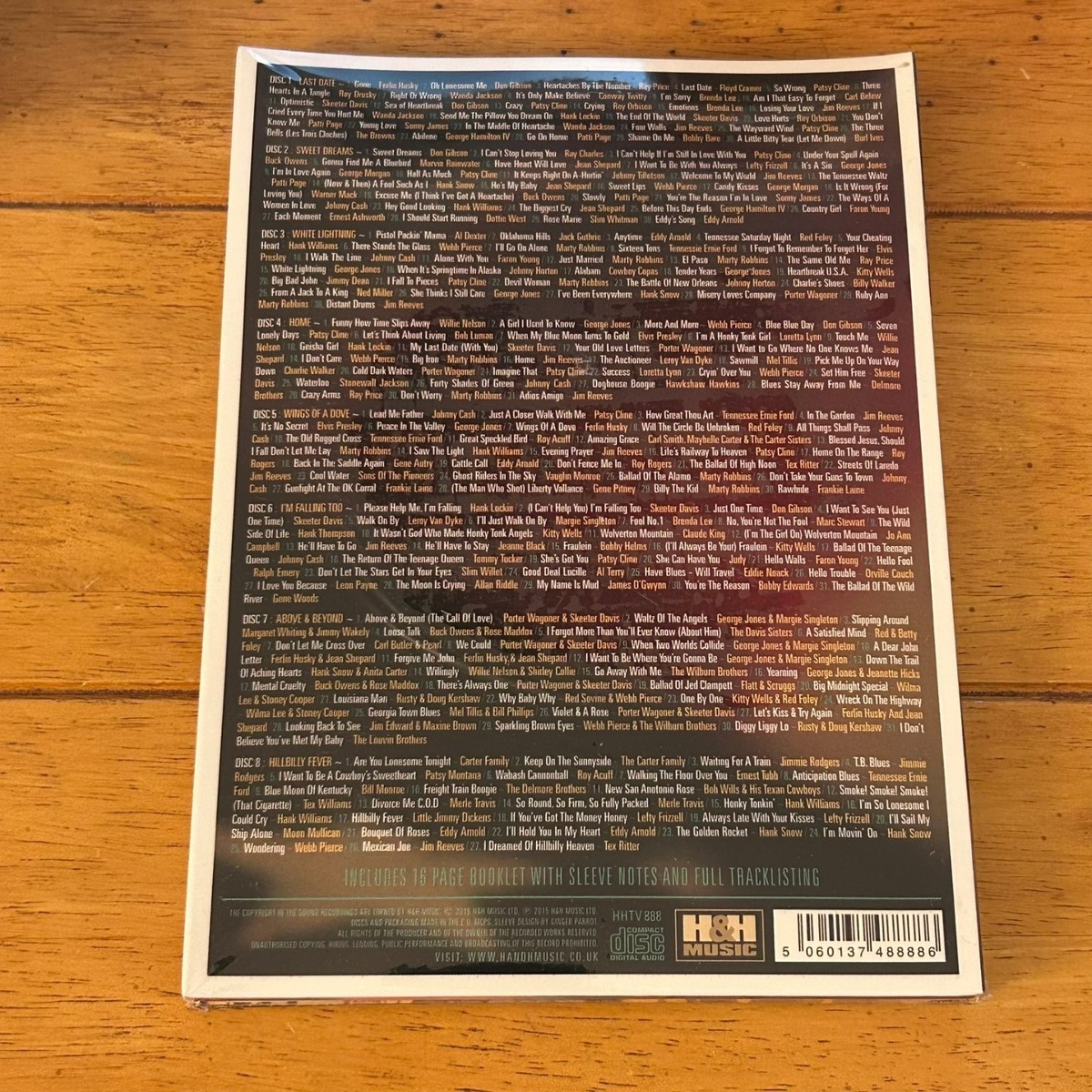 Various Artists – Original Country Music Jukebox CD 8-disc Set