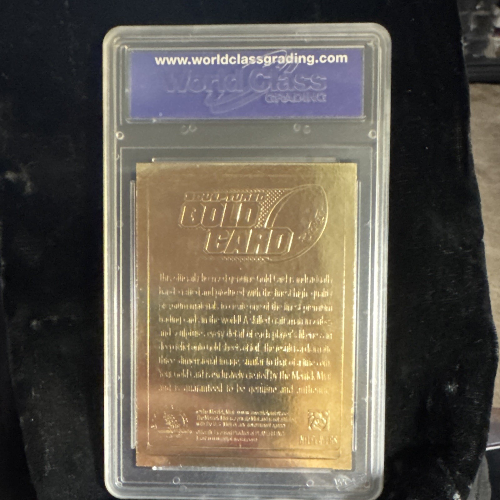 Merrick Mint 2005 23K Gold Sculptured Tom Brady Auto #12 WCG 10 Patriots view 2