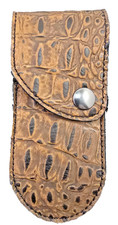 Buck 110 faux Alligator knife sheath, case 6265 Handmade buck 110 Sheath only