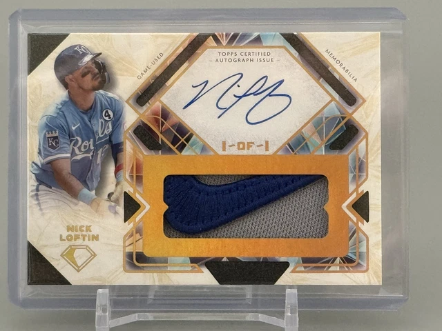 2025 Topps Diamond Icons Nick Loftin Auto Nike Logo Patch 1/1