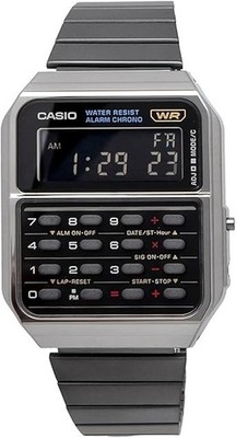 CASIO CA-500WEGG-1B Vintage Calculator Watch Black Gold Digital Japan