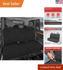 Universal Fit Waterproof Rear Seat Cover for Cars SUVs Ideal for Pet Owners